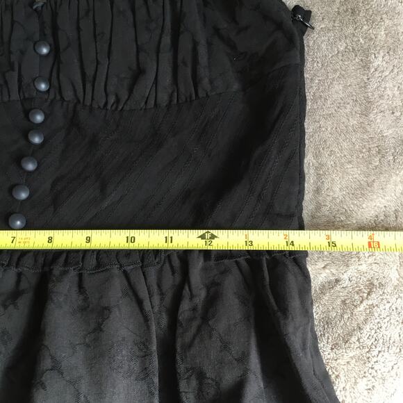 Revolve Commence Cottagecore Dress Women’s Medium Black Boho Peasant Fairygoth M - Picture 10 of 13